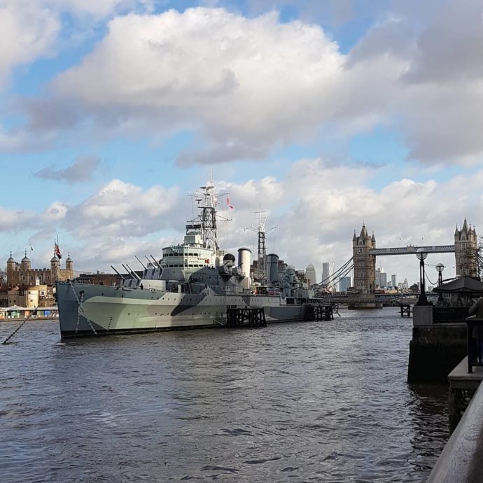 HMS Belfast is fun thing to do with children in London