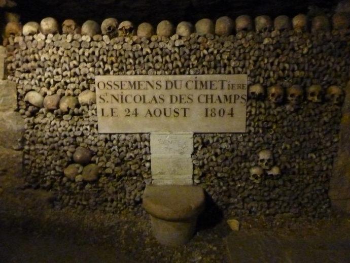 Catacombes is an original thing to do in Paris with children