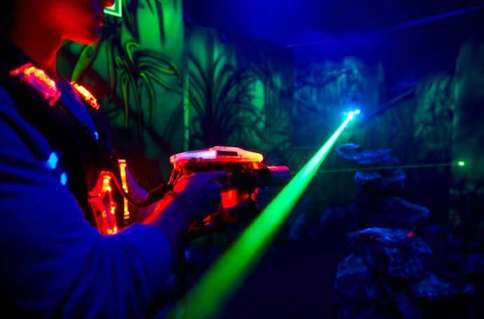 a fun immersive activity to do in Brighton with laser