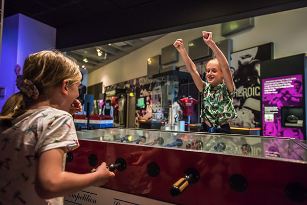 A museum about football is among our favourite things to do in Manchester with kids
