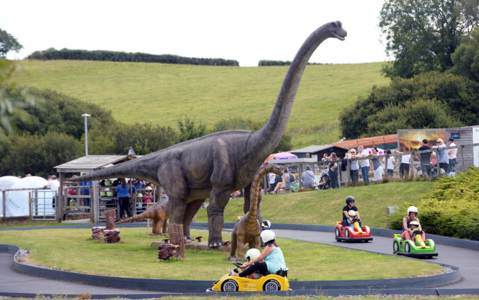 A lovely theme park around Dinosaurs in Pembrokeshire