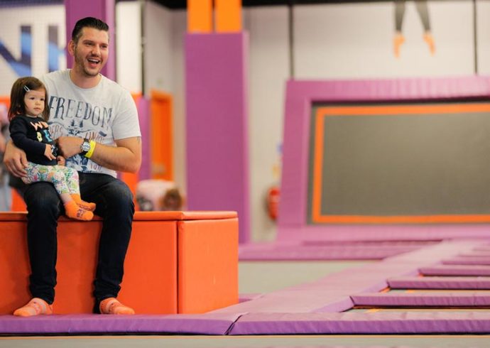 Bouncing is a fun thing to do with kids in Leeds