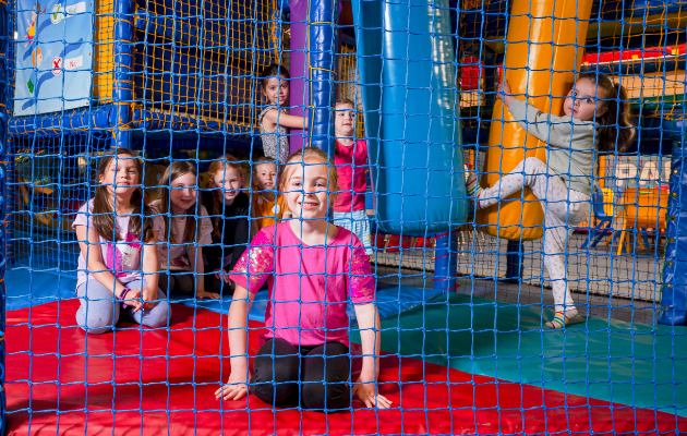 An indoor soft play park in Glasgow for children