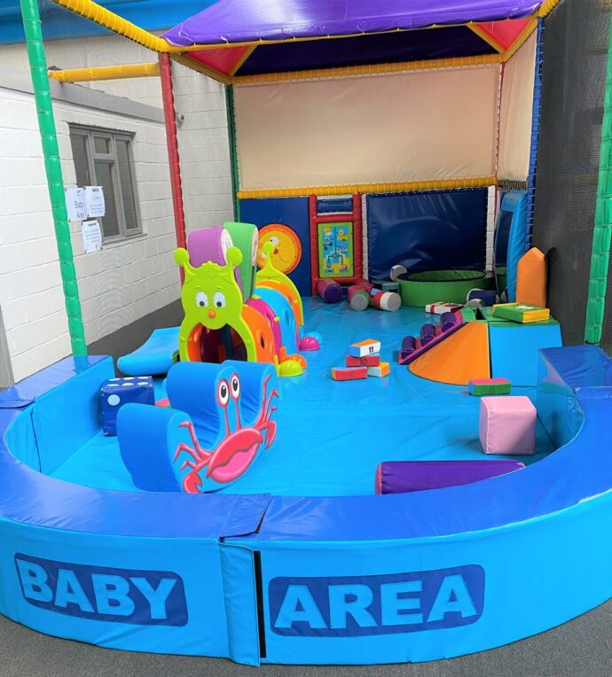 A soft play area for toddlers in Plymouth