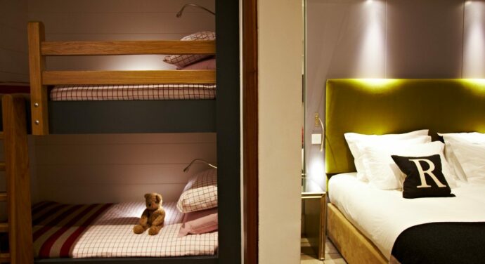 a family hotel room with bunk beds in Harrogate