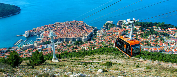 Hop in on the Cable Car to Mount Srd is a top thing to do in Dubrovnik