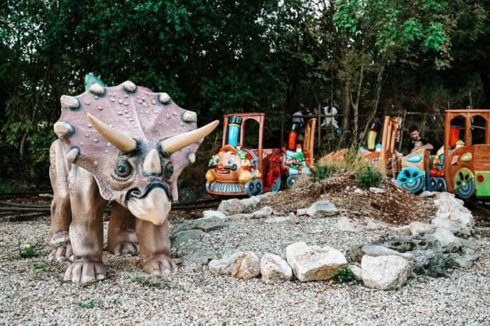 Dinopark Funtana is a top attraction to do with children in Istria