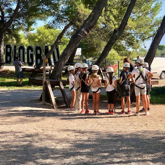 Adventure Park is a great outdoor activity to do with kids in Zadar