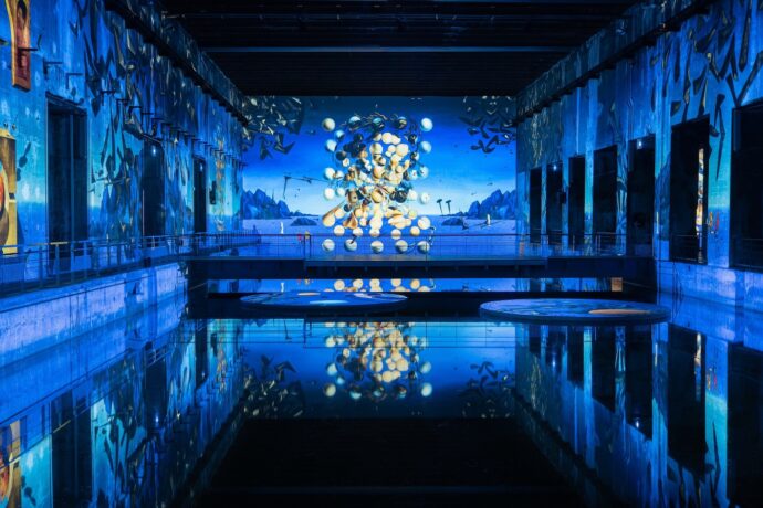 Bassins des Lumieres exhibits immersive experiences around great artists - things to do in Bordeaux with kids