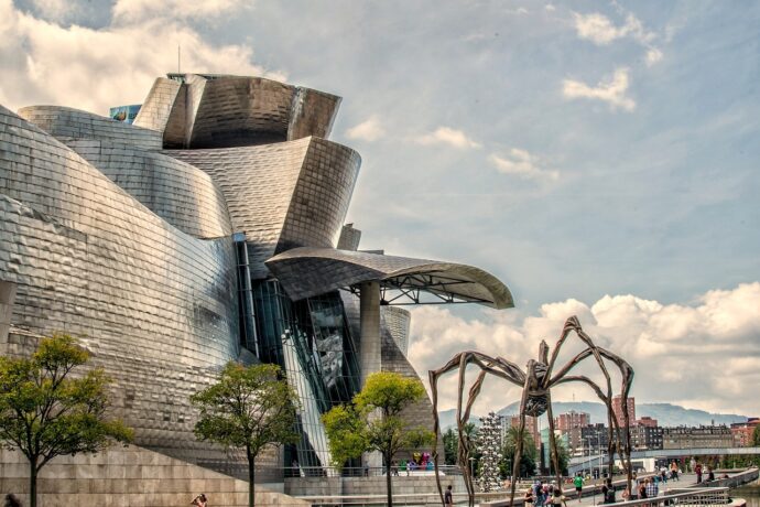 Guggenheim is one of the most impressive art museum in Spain - things to do in Bilbao with kids
