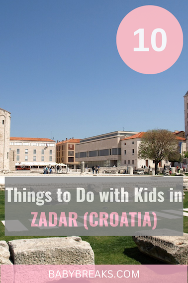 things to do in zadar with kids