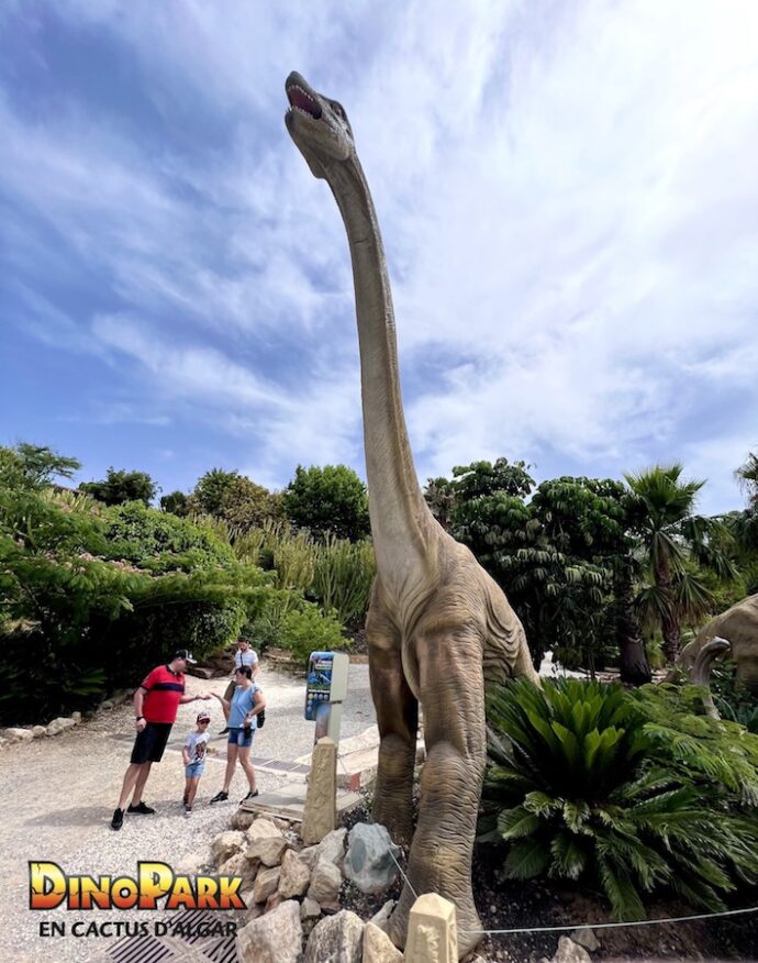 a themed park dedicated to dinosaurs near Benidorm