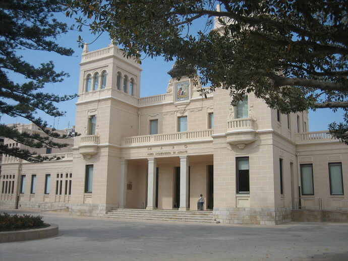 A museum dedicated to archeology in Alicante