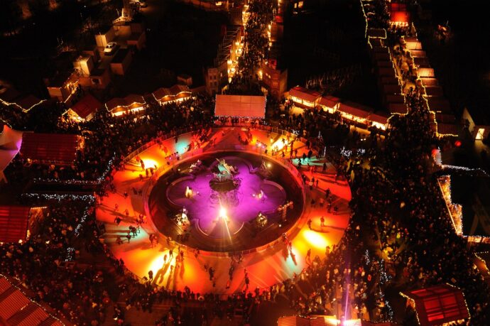 a great Christmas market in Berlin with Ice Rink