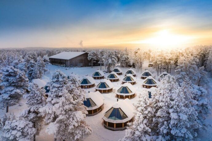 Staying in an igloo is a unique experience in Lapland