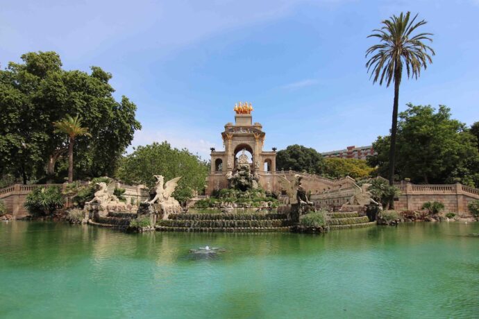 Parc de la Ciutadella is one of the most famous parks in Barcelona
