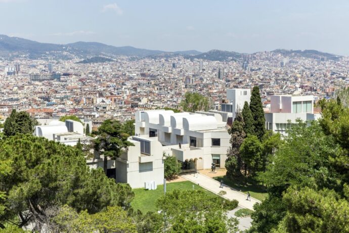 an impressive museum dedicated to Joan Miro artworks in Barcelona