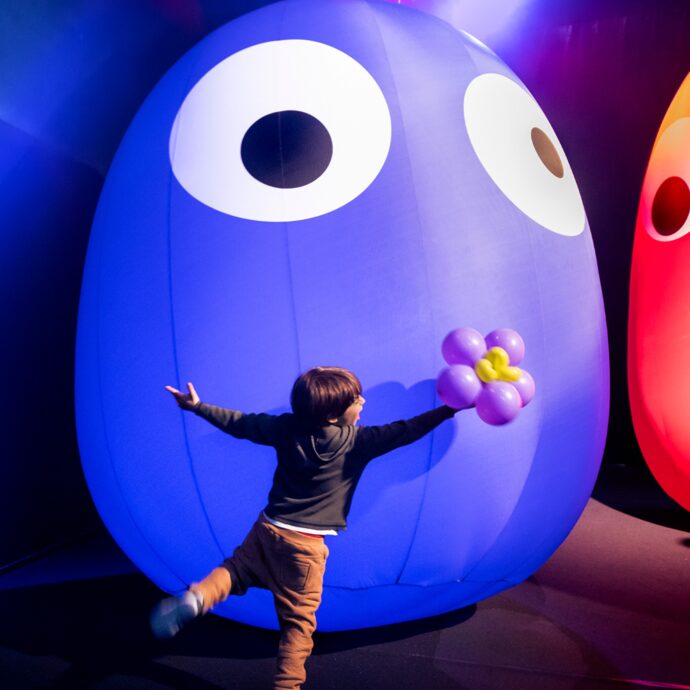 a great temporary exhibition around balloons in London perfect for families