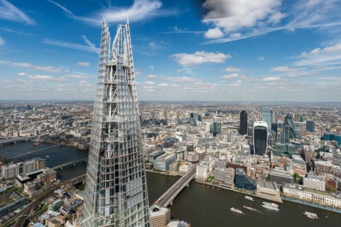 The Shard is one of the best view points of London